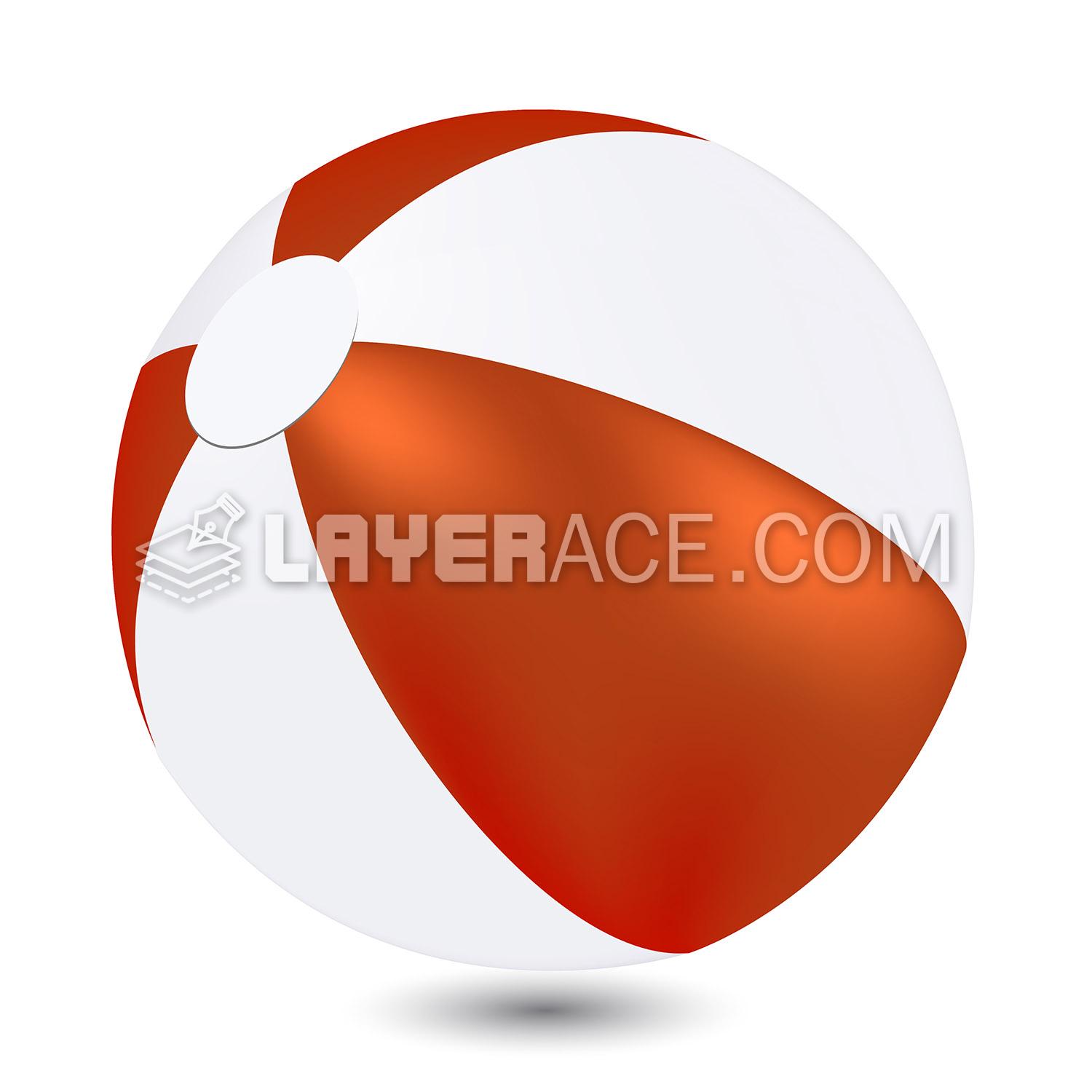 Vector Beach Ball Icon | LayerAce.com