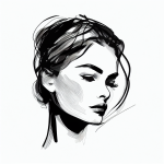 black_and_white_woman_face_portrait_one_line_art