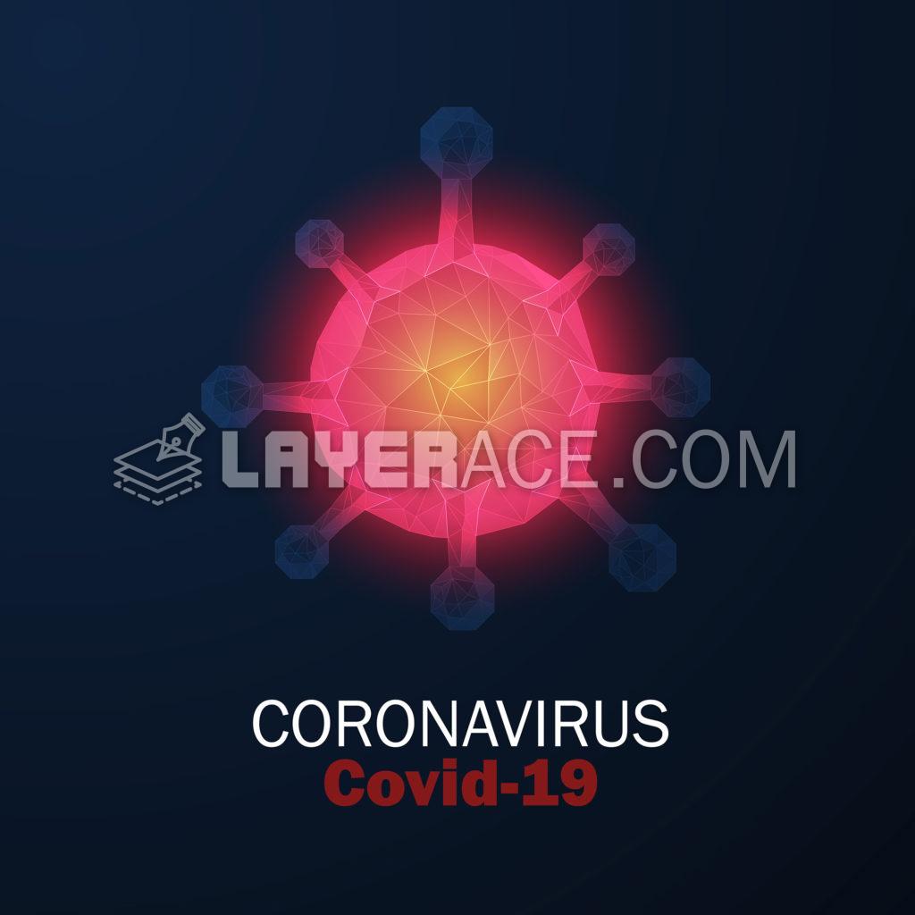 Polygonal Coronavirus Model