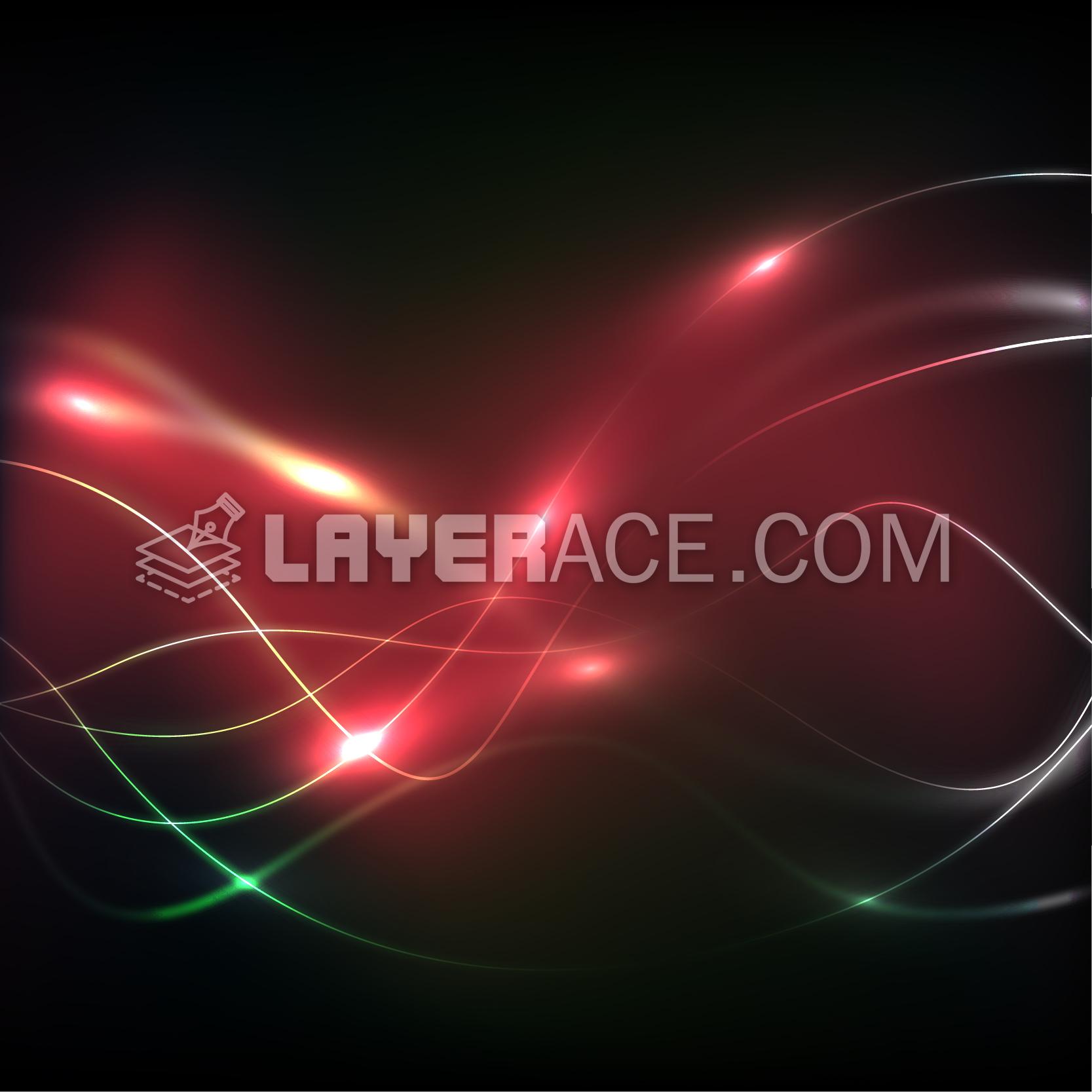 Elegant Stylish Glowing Vector Lines