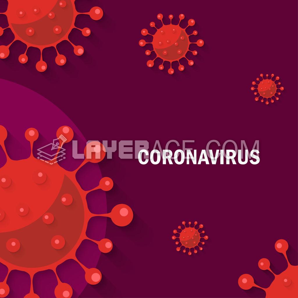 Coronavirus Poster Vector Design