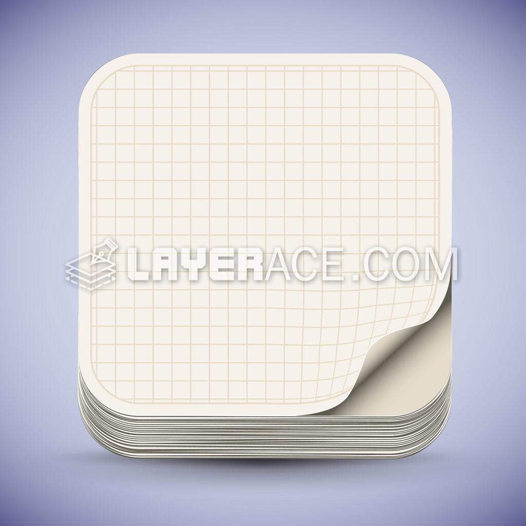 3d Paper App Icon