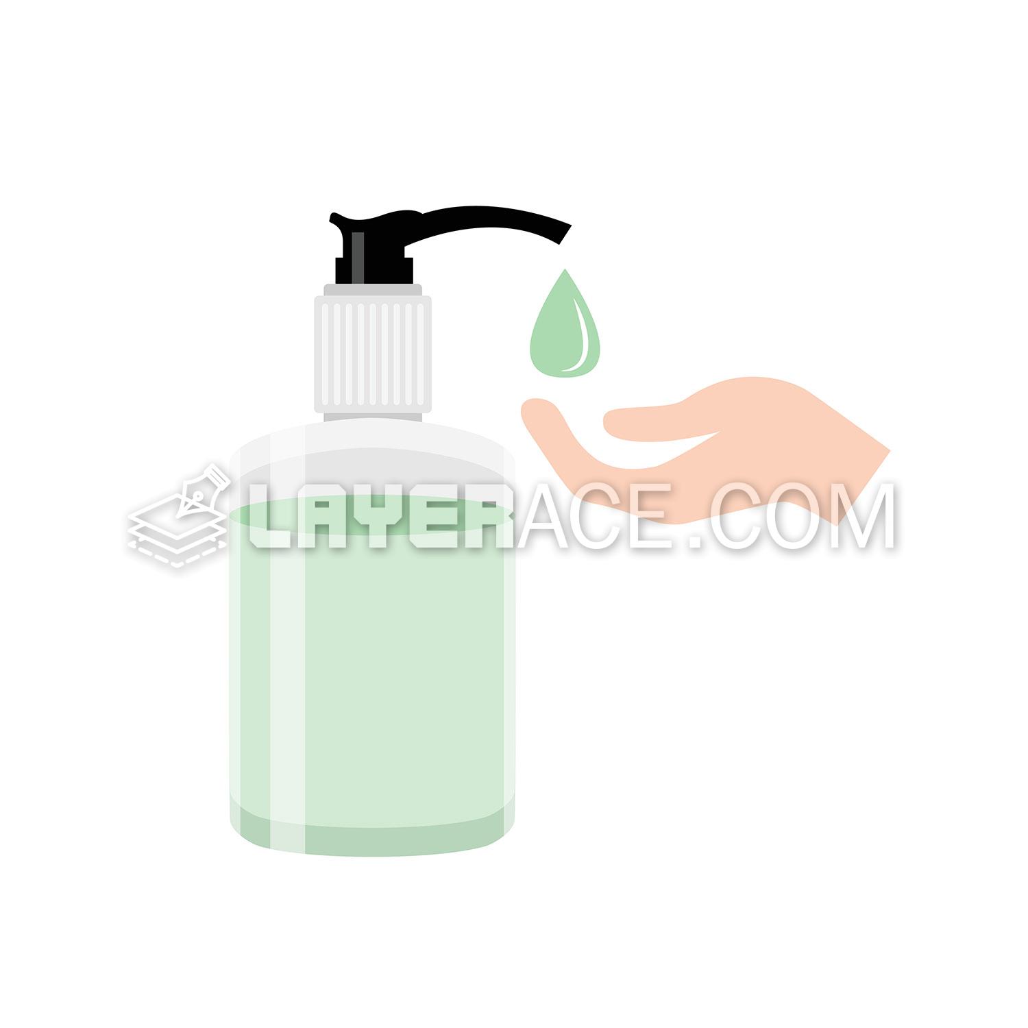 Hand Sanitizer Vector