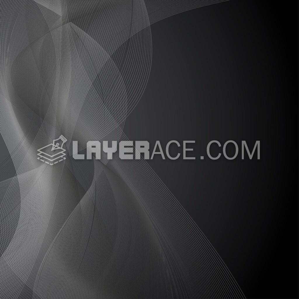 Black Line Art Vector