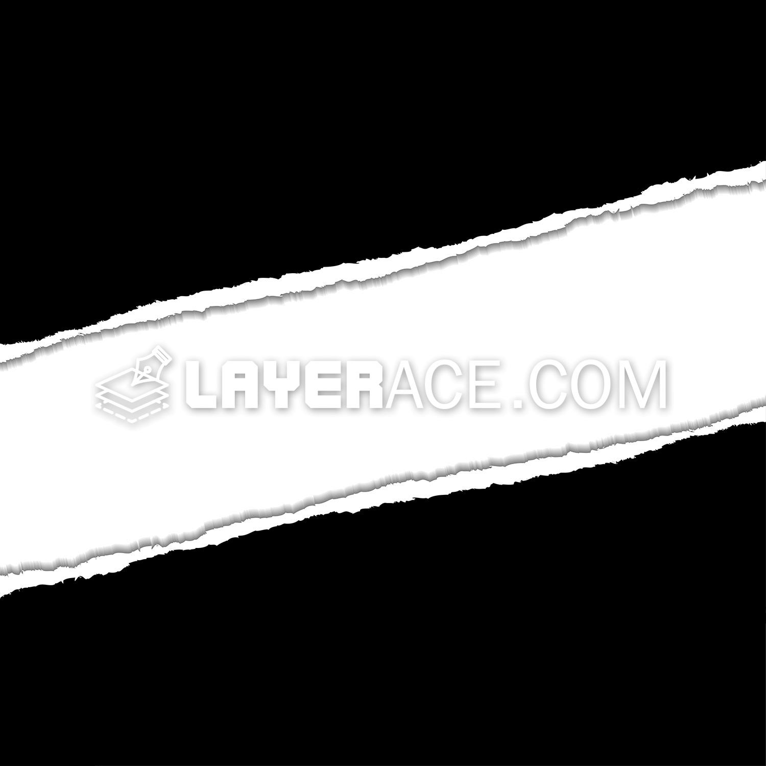 Black Torn Paper Vector