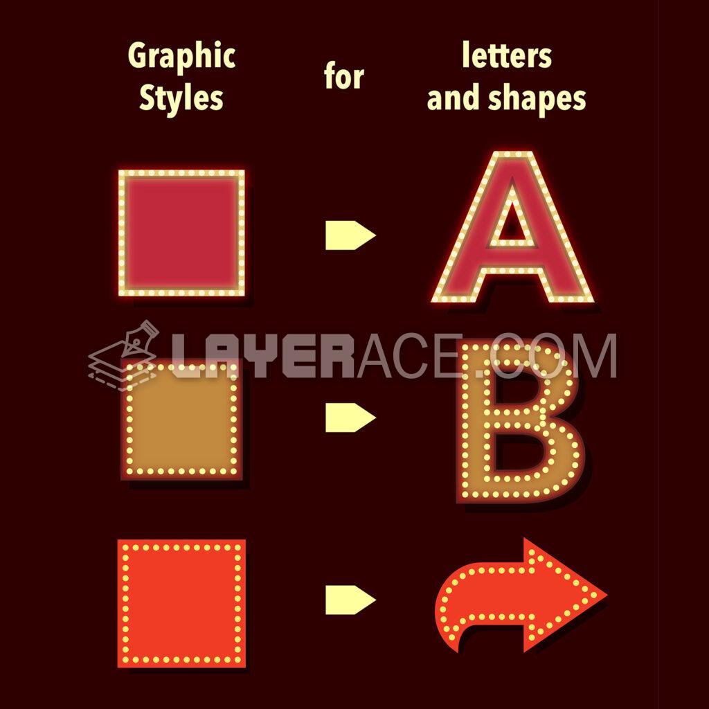 Broadway Illustrator Graphic Styles