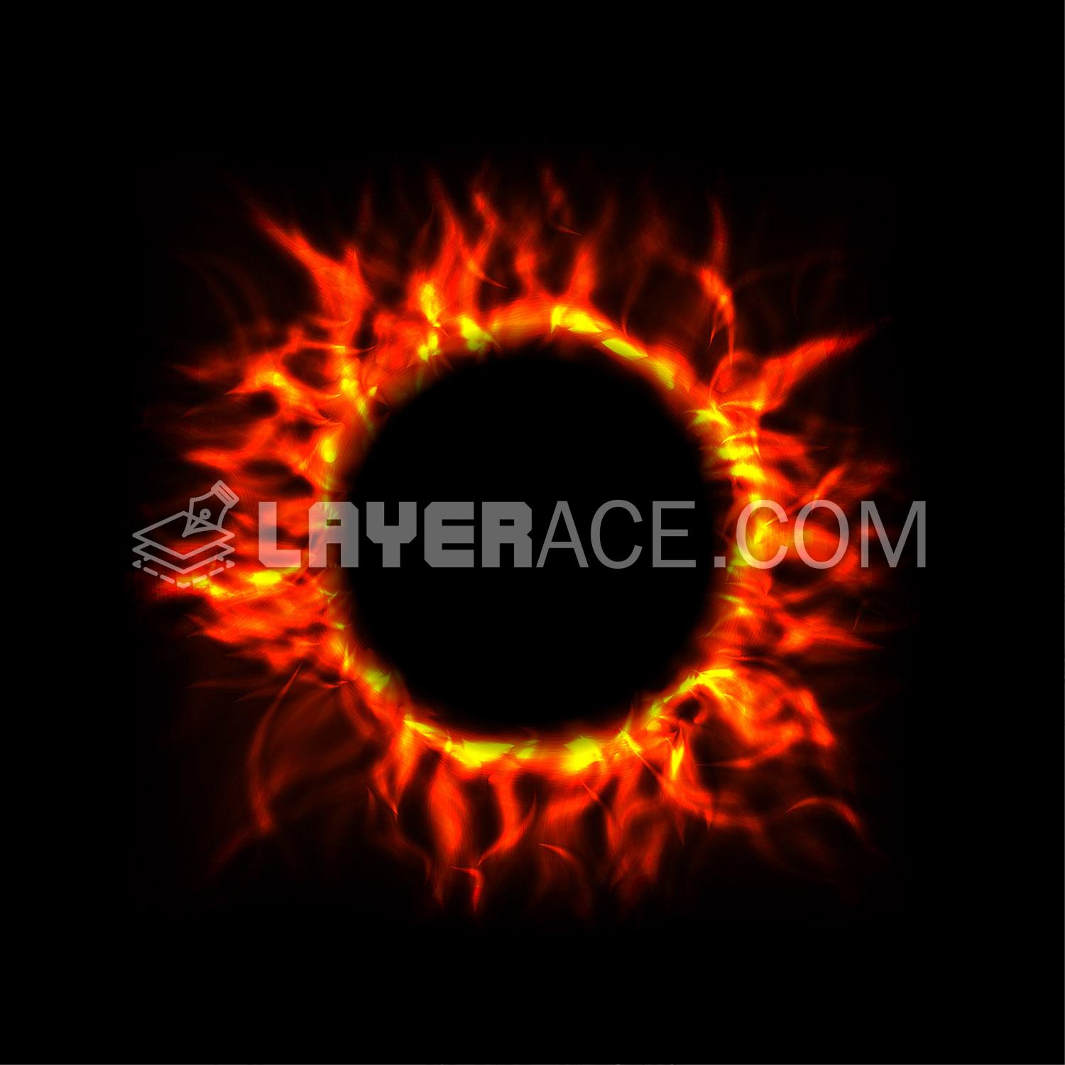 Vector Fire Circle