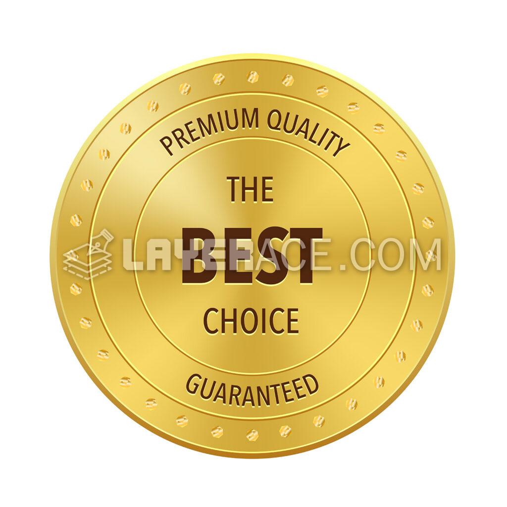 Gold Best Choice Badge