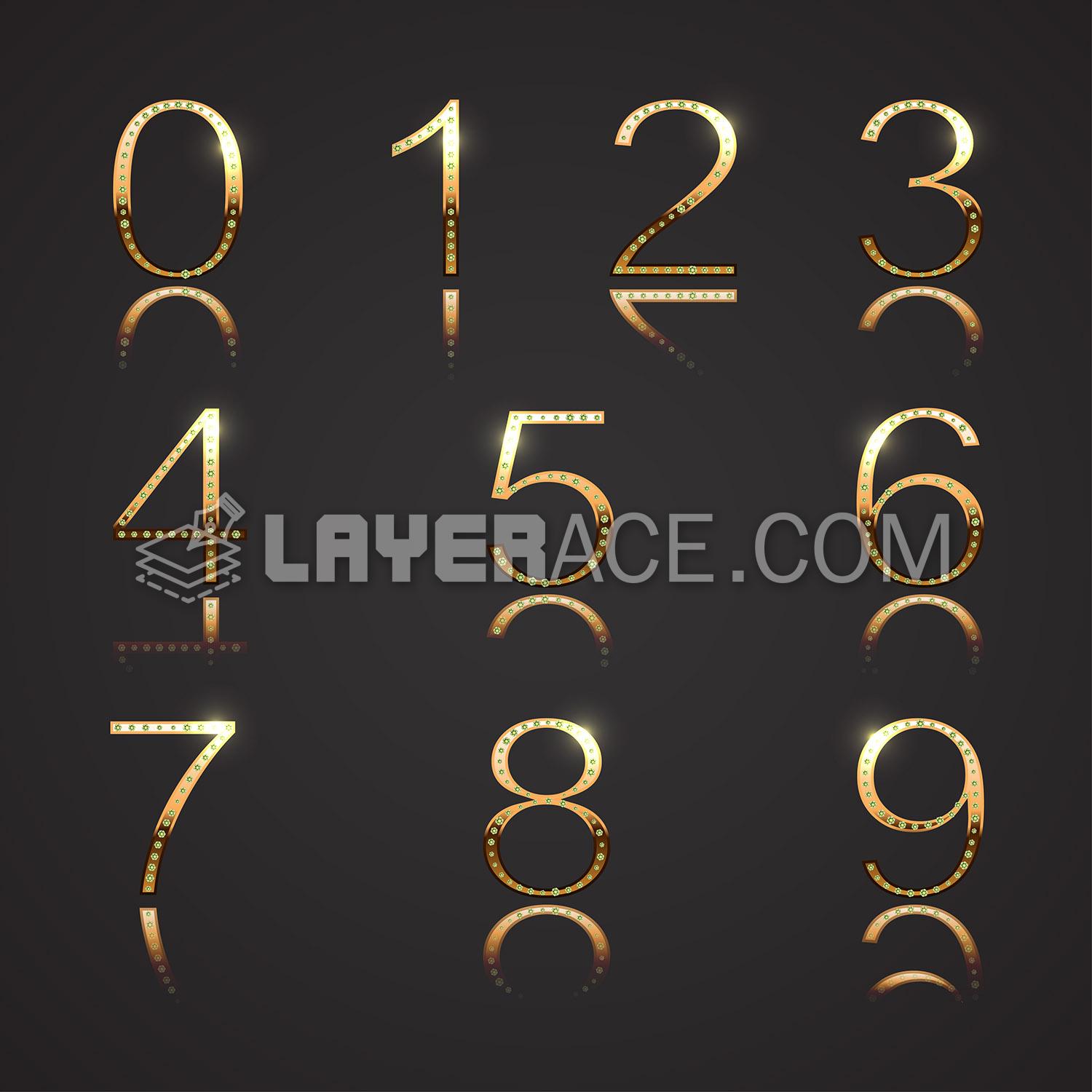 Gold Numbers Vector