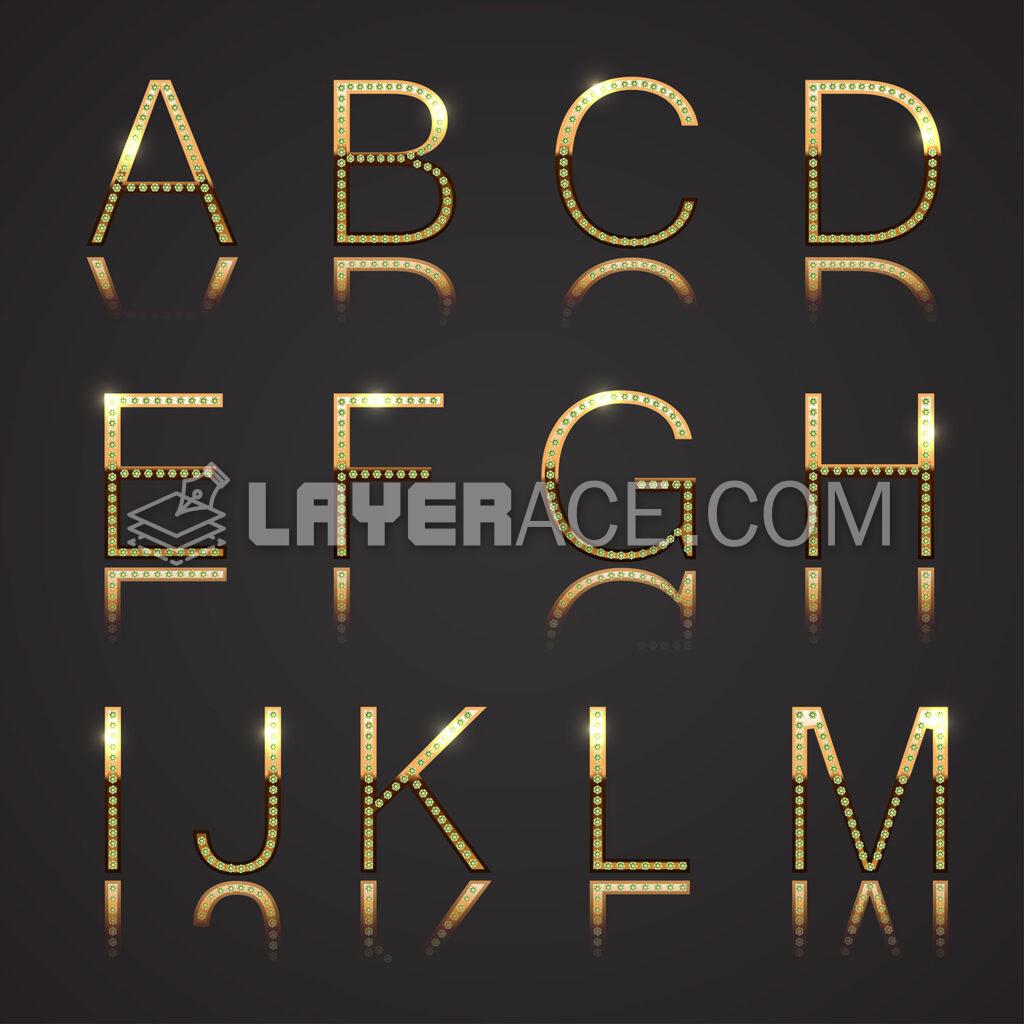 Golden Letters Idea