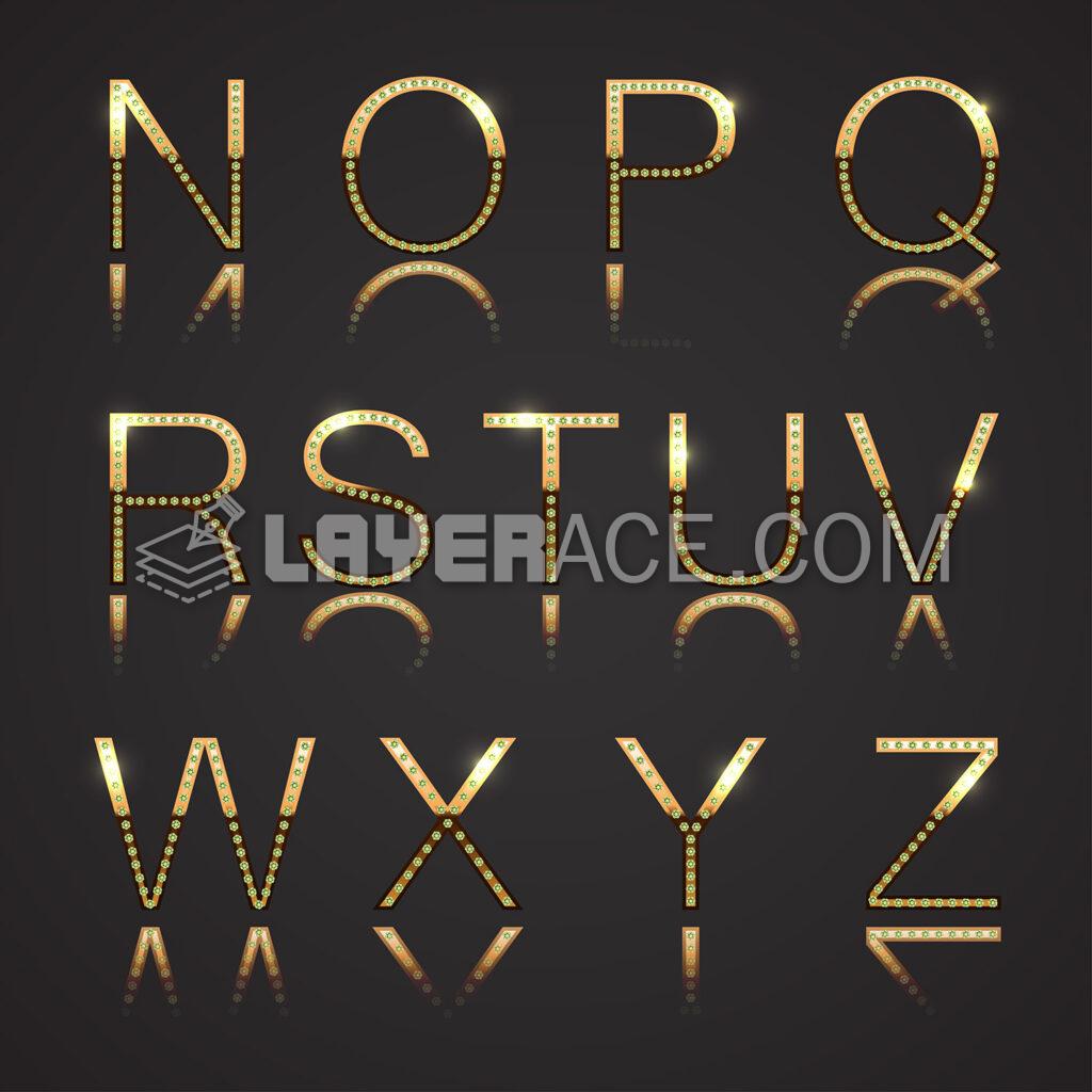 Vector Gold Letterings