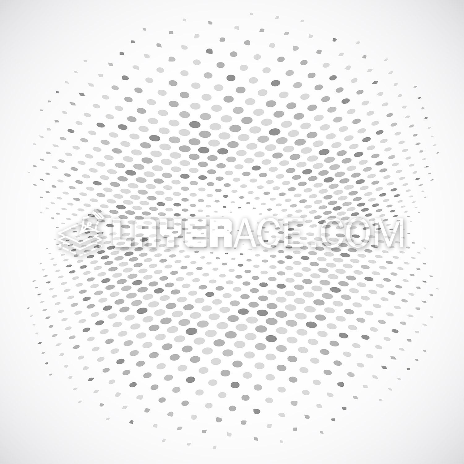 Vector Halftone Design Element