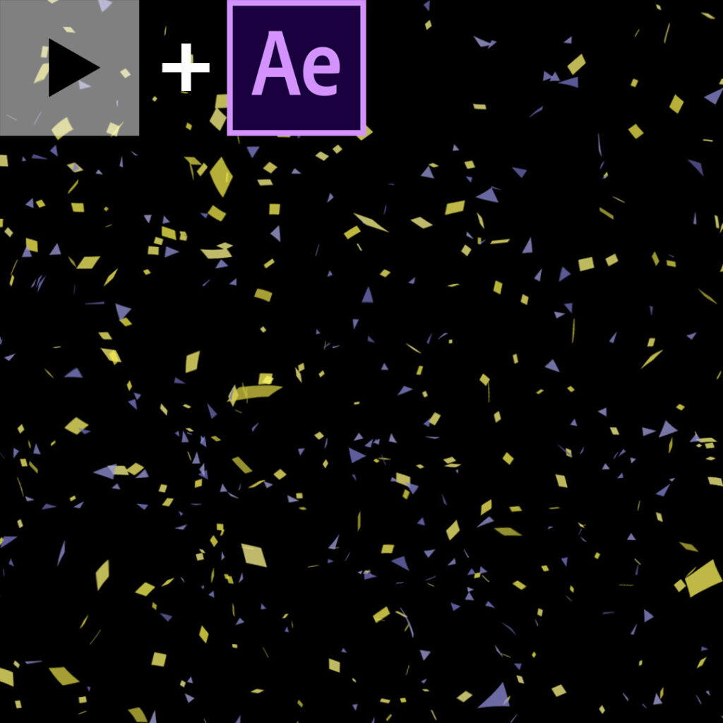 Confetti Particles Explosion MP4+After Effects Free Download