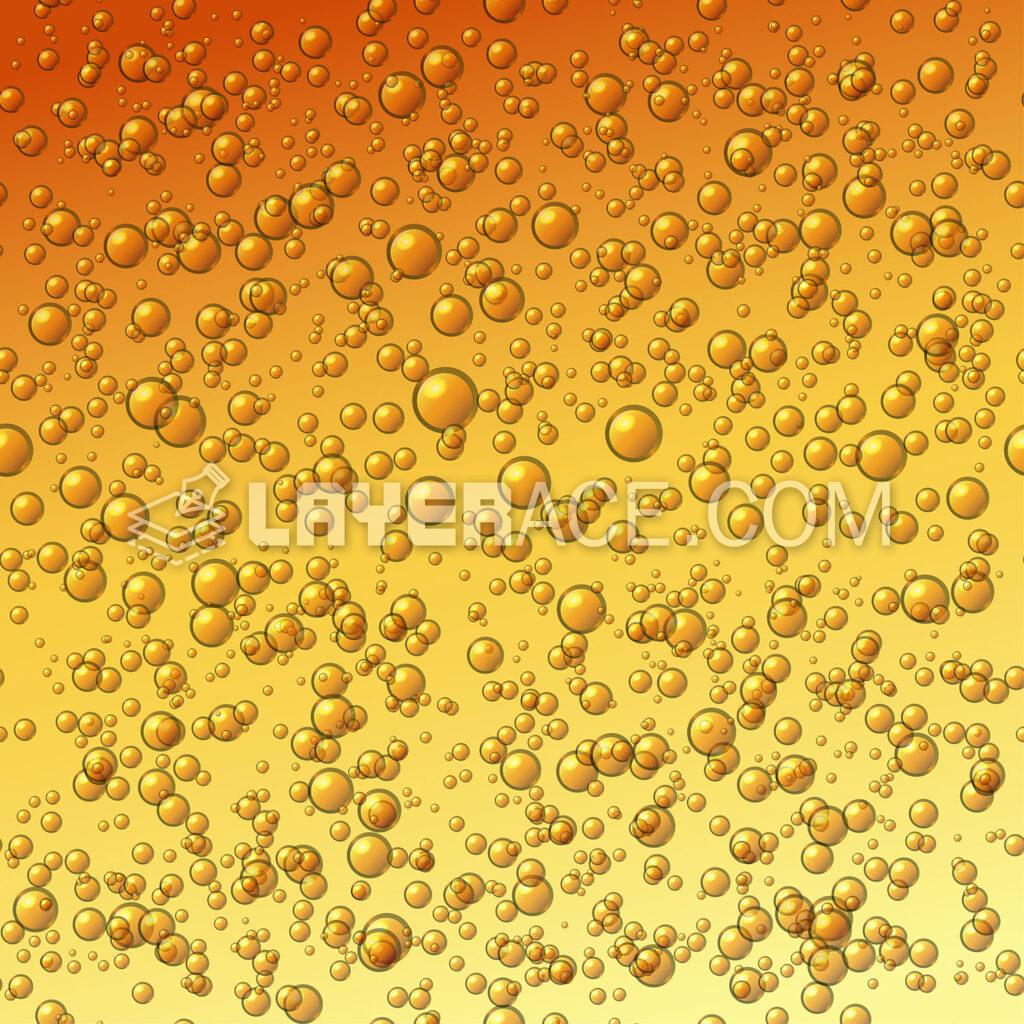 Beer Bubbles Vector Background
