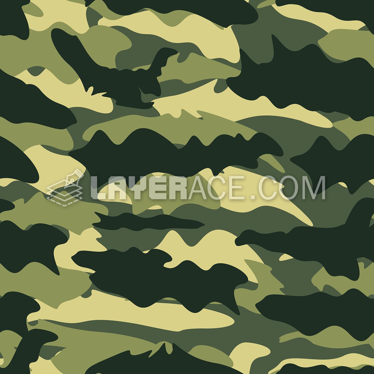 Seamless Camouflage Pattern Vector