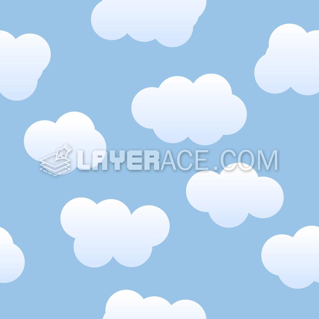 Seamless Clouds Pattern