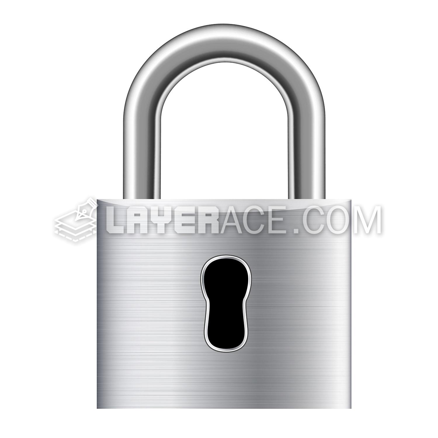 Vector Locked Padlock