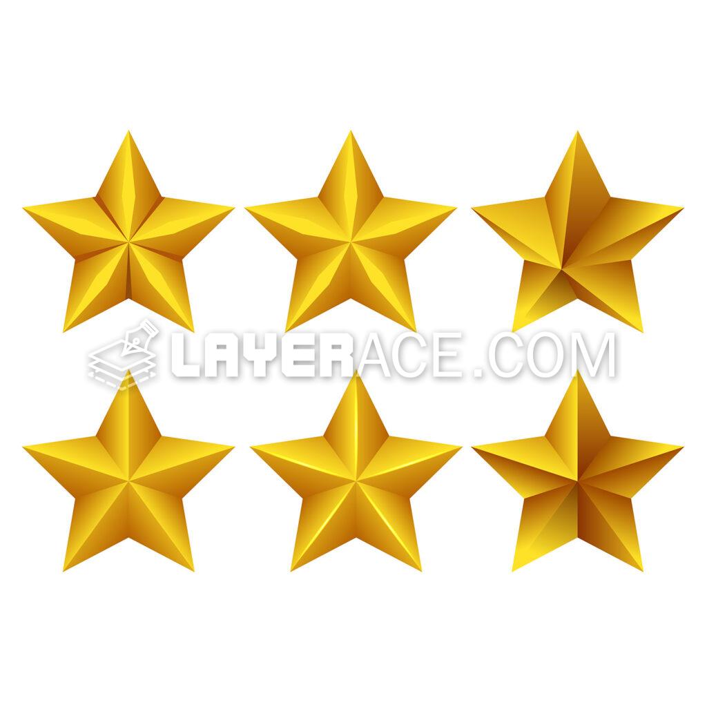 Vector Gold Star