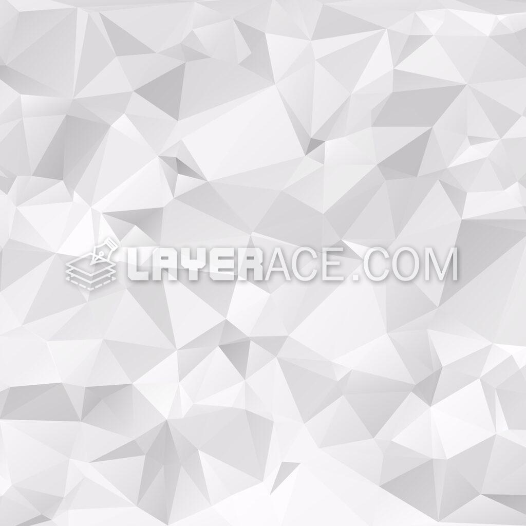 White Low Poly Background