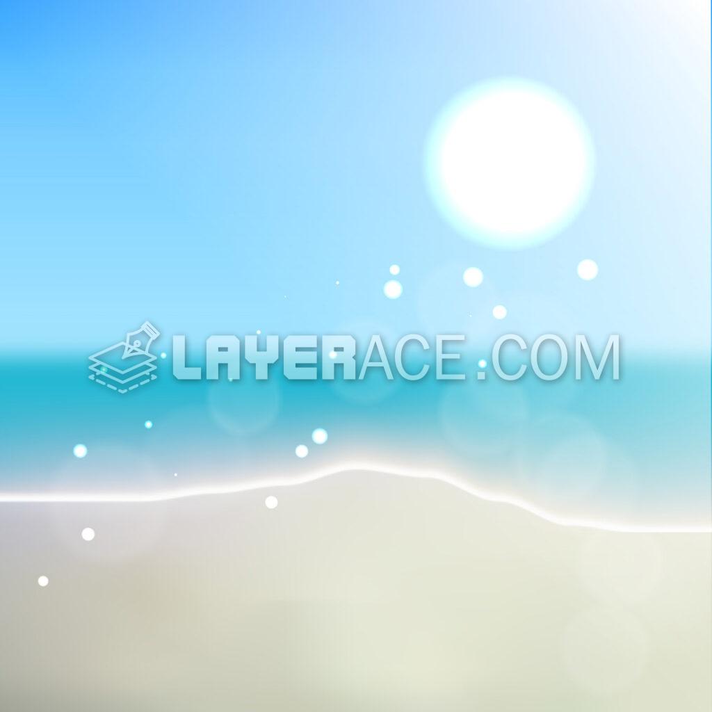 Vector Summer Beach Background