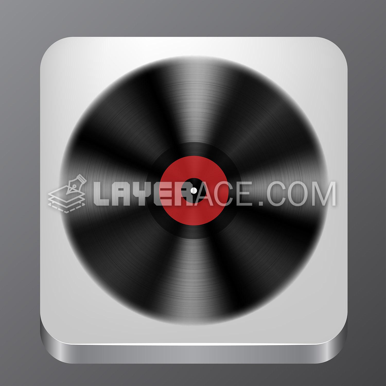 Vinyl Music App Icon