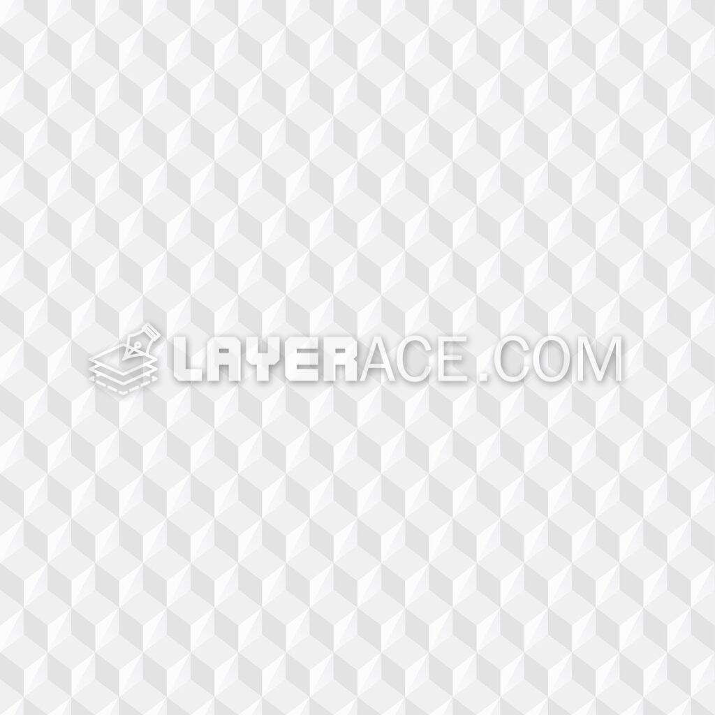 White Cubic Vector Pattern