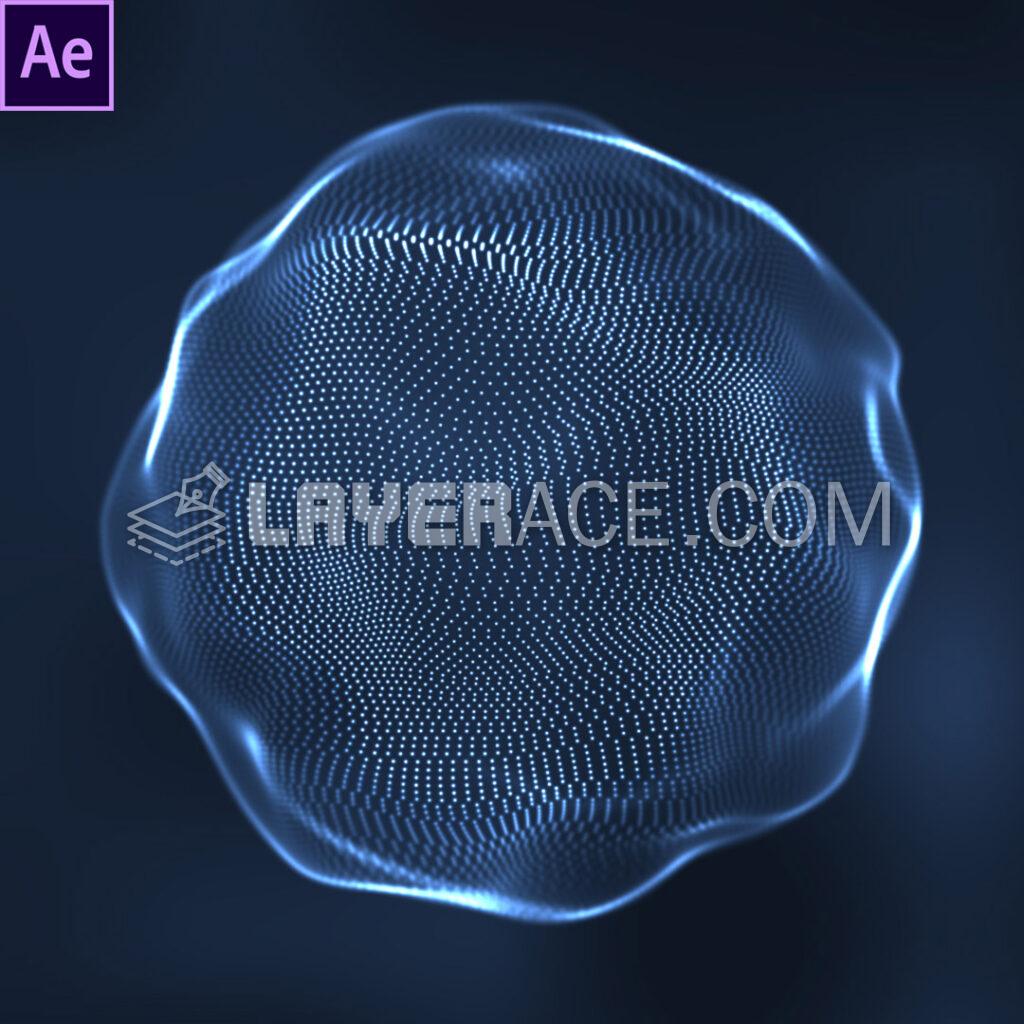 Liquid Sphere After Effects Project File