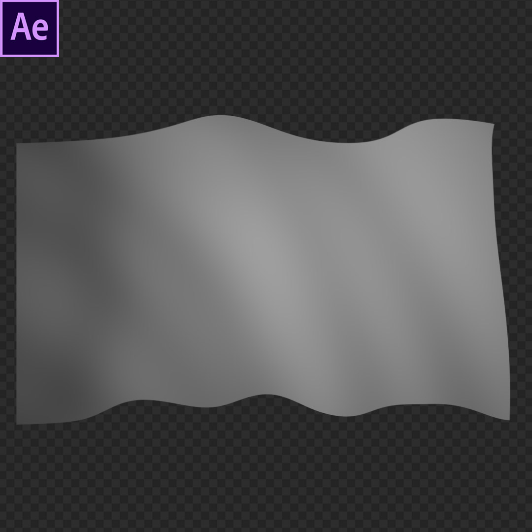 waving flag after effects template