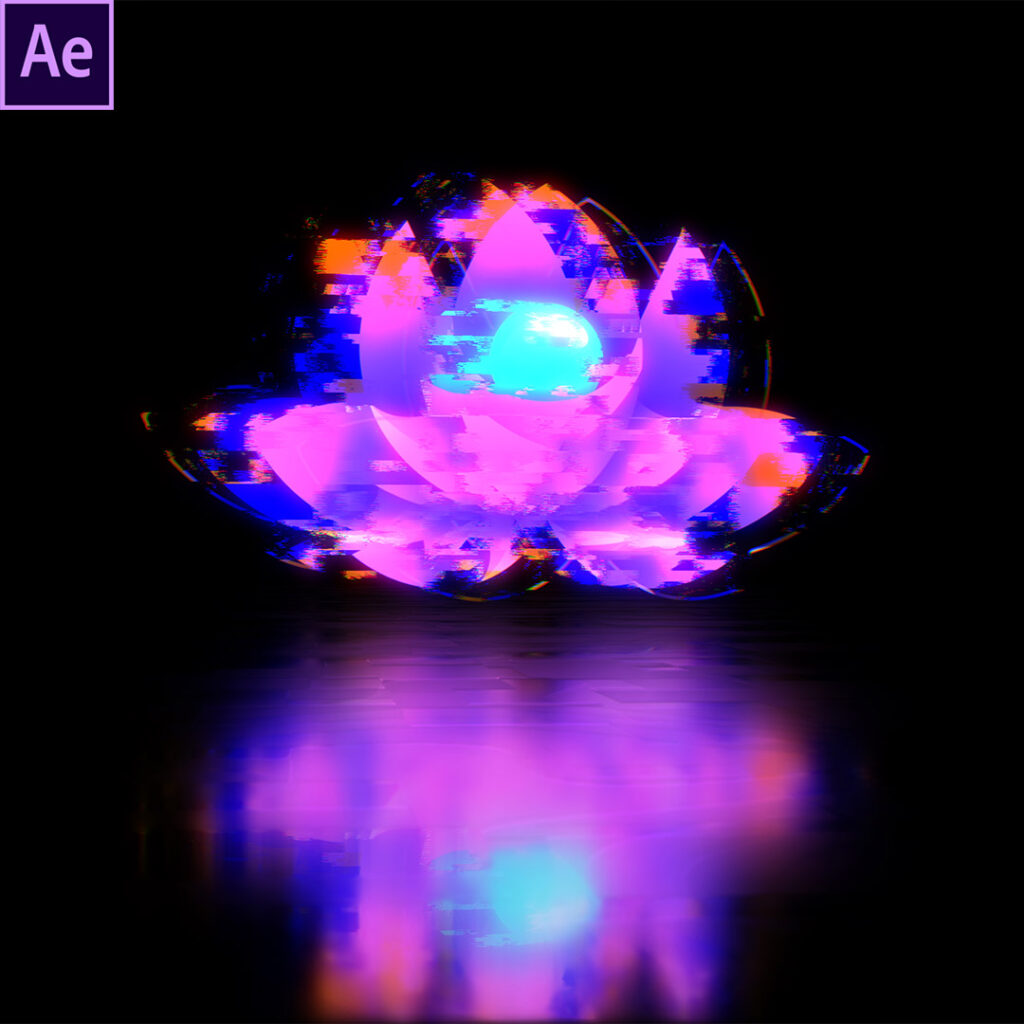 After Effects Glitch Logo Intro Template