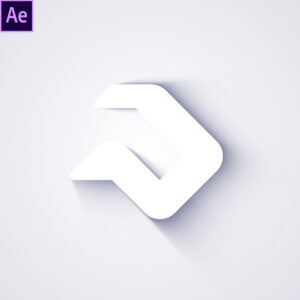 Minimal Shadow Logo Reveal After Effects Template