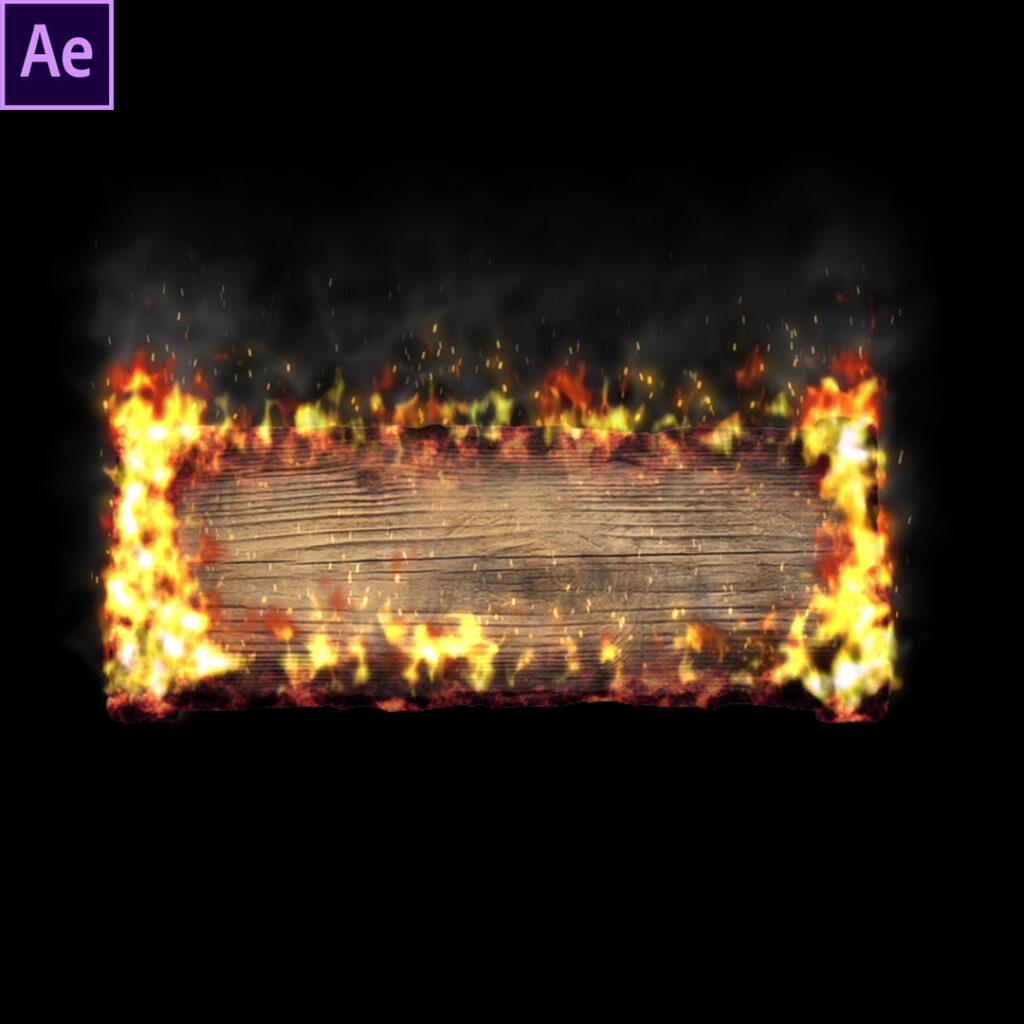 Looped Fire Generator | After Effects Template